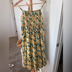 Lemon Print Summer Sundress – Lightweight and Vibrant